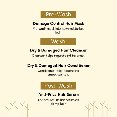 Dry & Frizzy Hair Regime - Trial Pack Set of 4