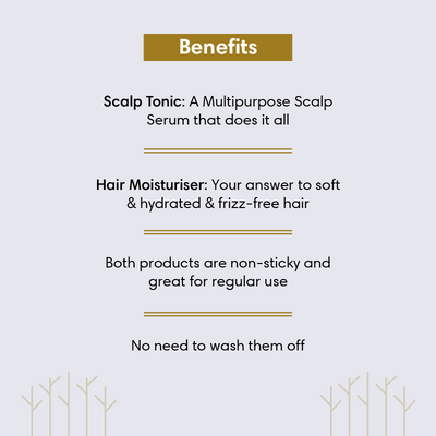 Root to tip duo Mini - Scalp Tonic & Hair Moisturizer 20ml Mini Pack